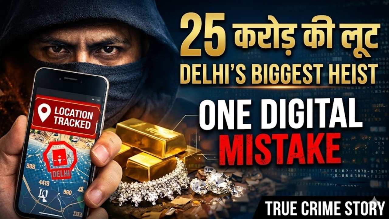 25 करोड़ की लूट | Delhi's Biggest Heist | One Digital Mistake | True Crime Story
