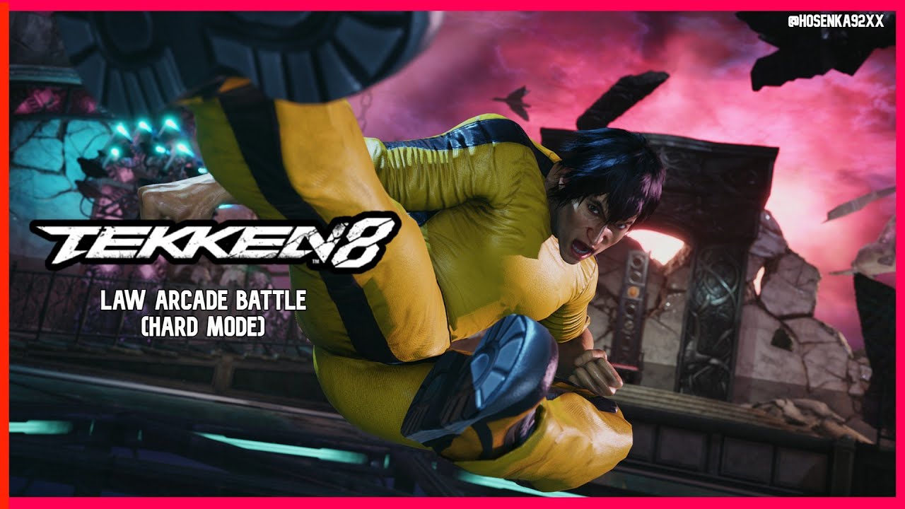 TEKKEN 8-Law Arcade Battle (HARD MODE) (No Commentary) (4) #tekken8