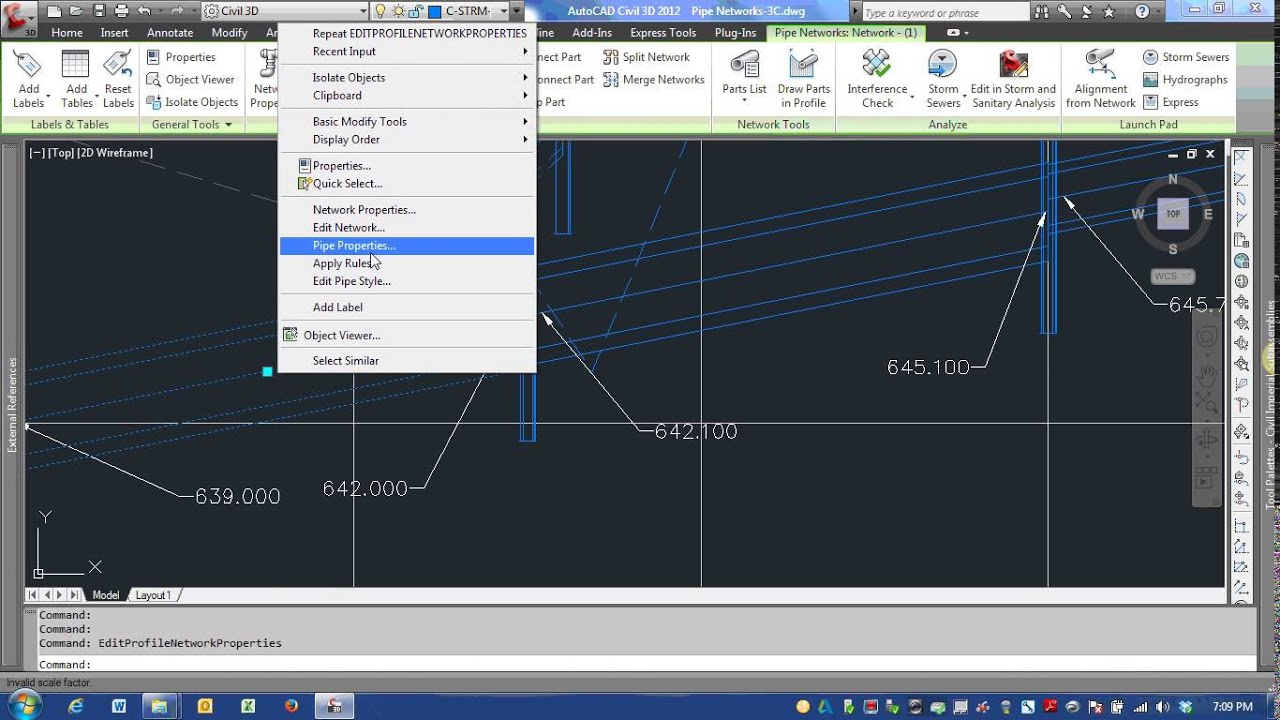 Slope Across Pipes App