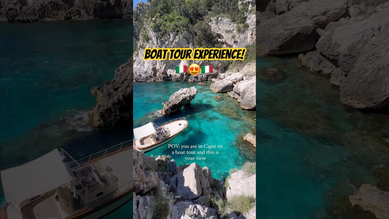 Boat Tour In Capri Are Breathtaking! 😍