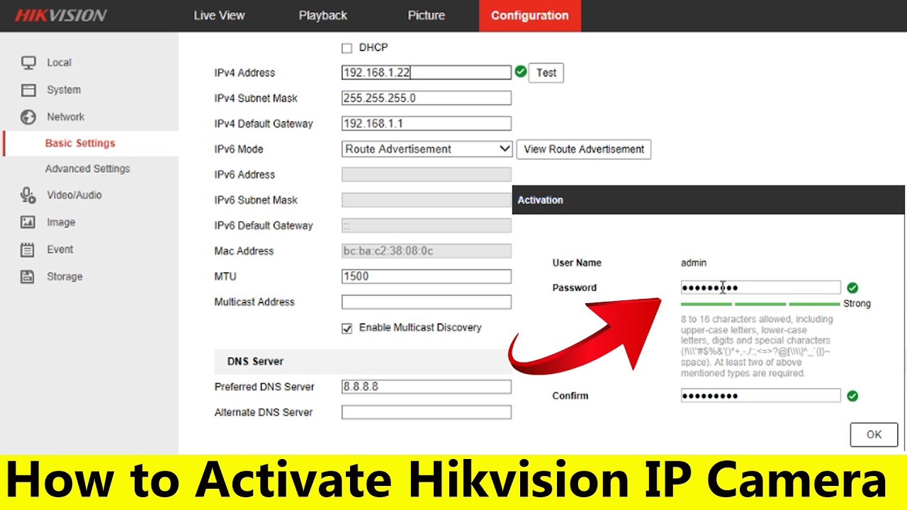 How to Activate Hikvision IP Camera