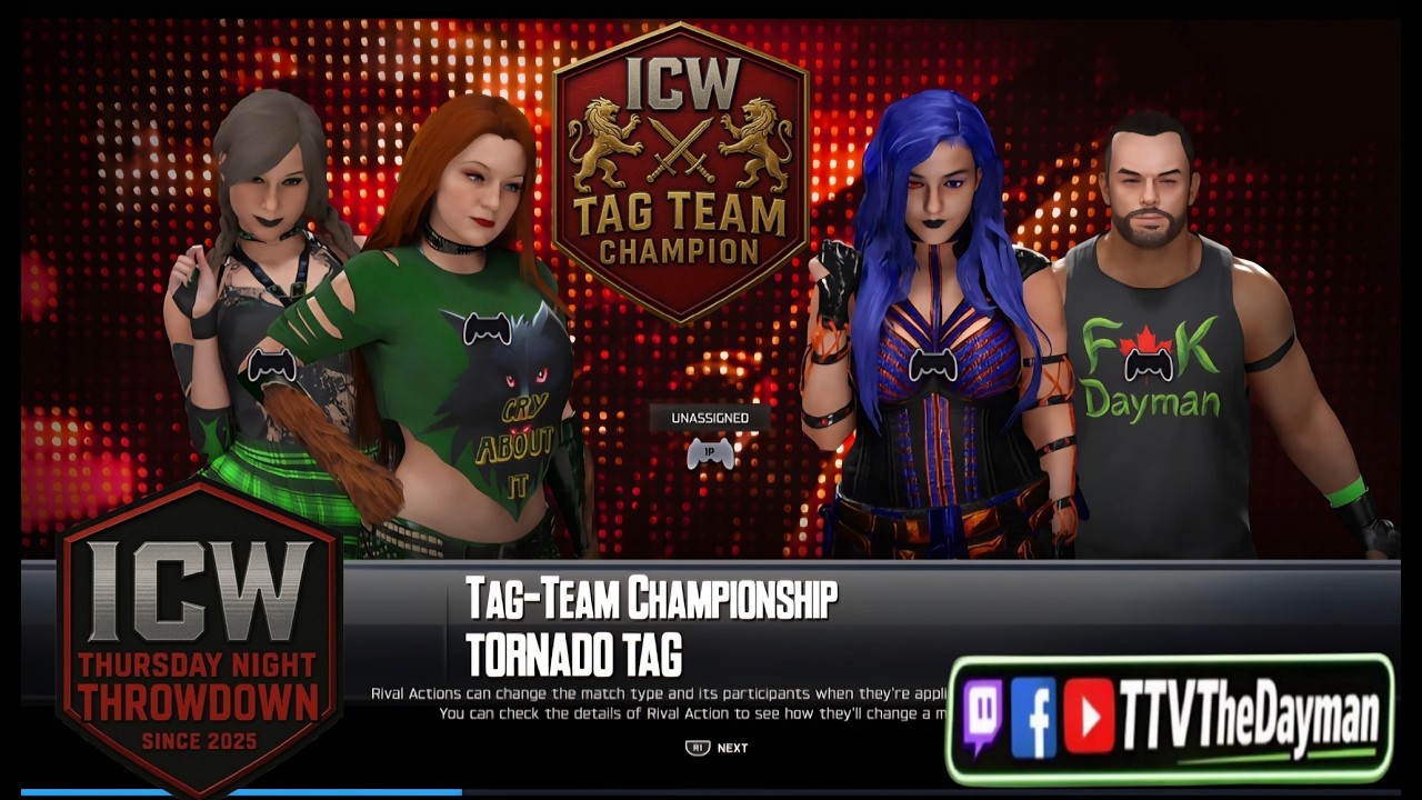 Green & Wolfy VS Elli & Dayman 2 at Throwdown