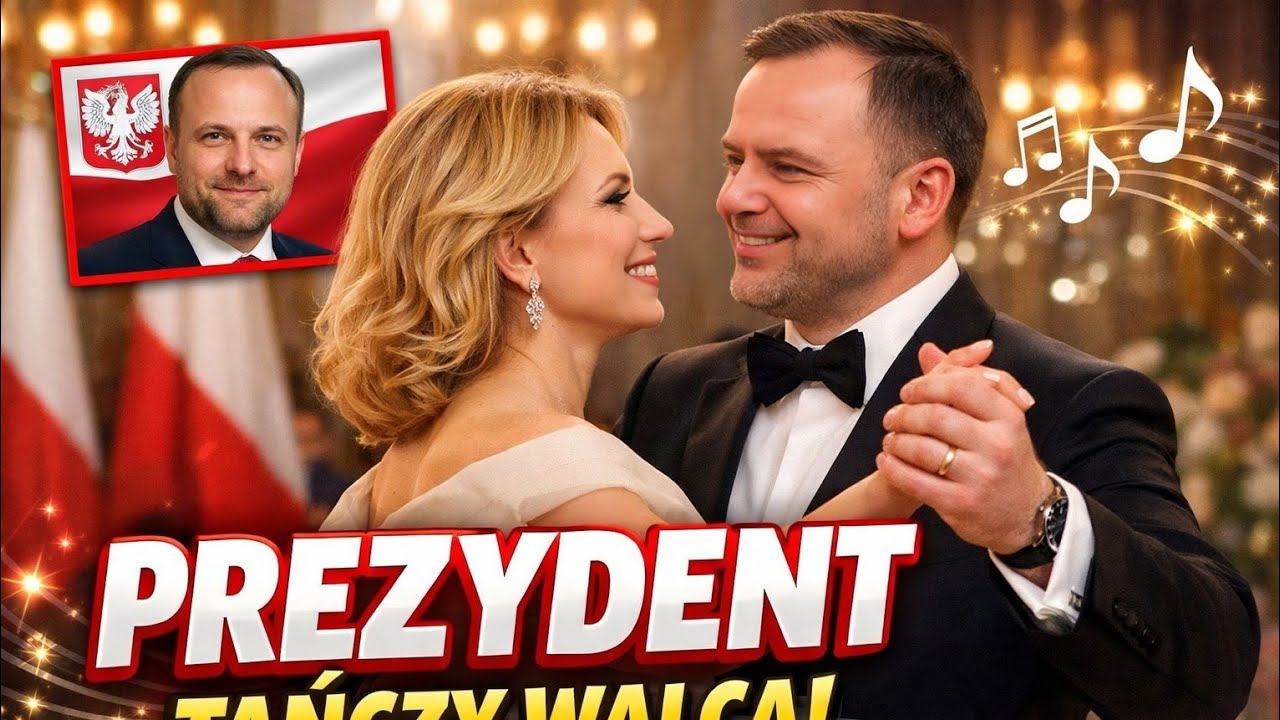 Nawrocki z żoną na parkiecie &ndash; nagranie, kt&oacute;re podbija sieć