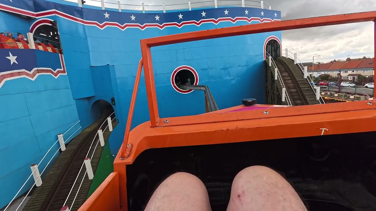 pov on hanks monorail @greatyarmouthpleasurebeach #singlerail