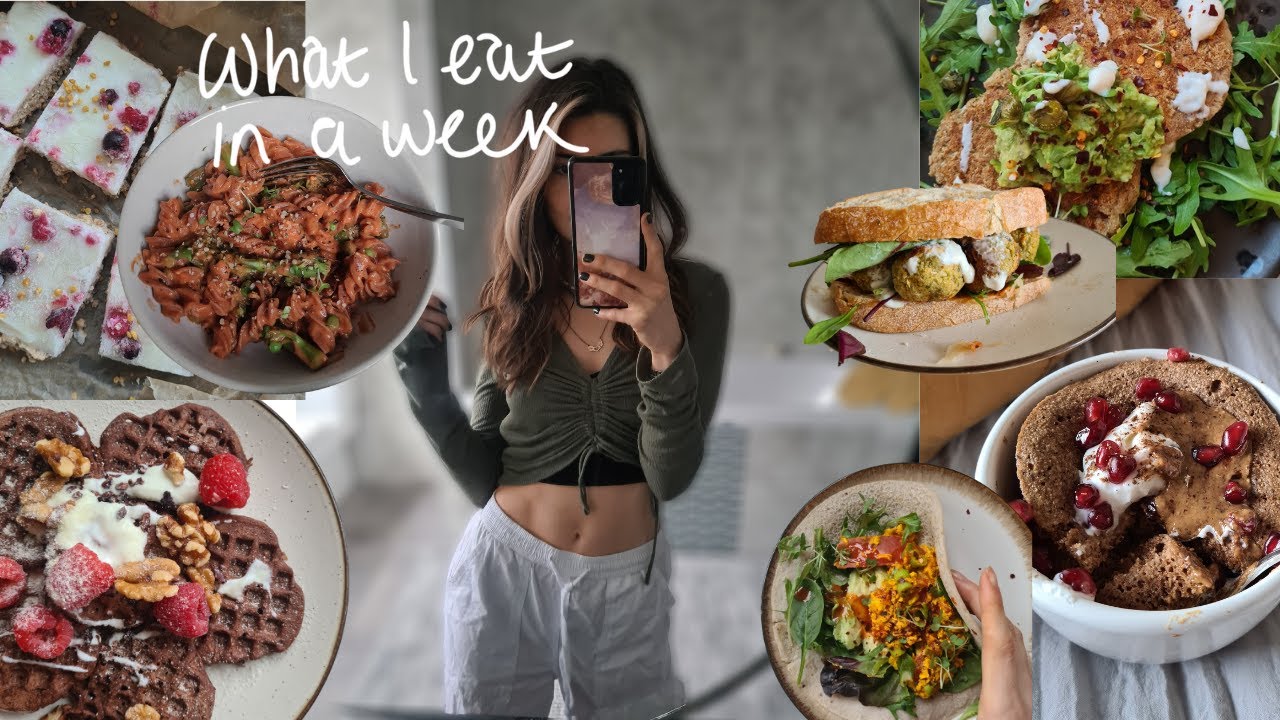 WHAT I EAT IN A WEEK- getting back on track? new year- easy healthy and realistic