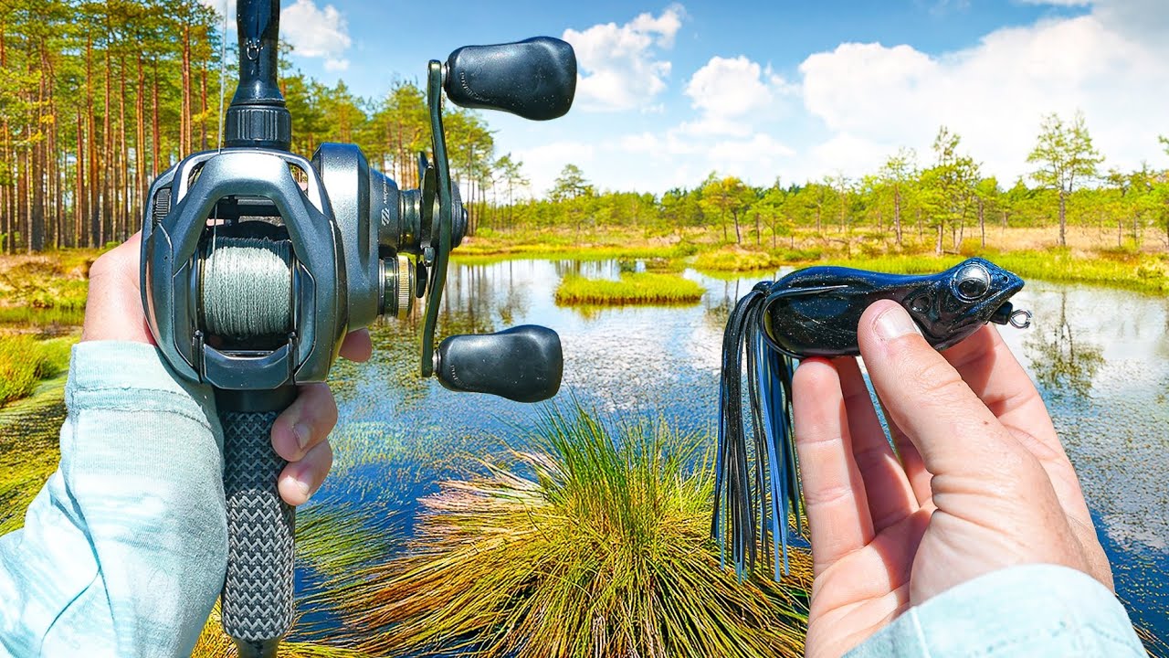 Fishing ONLY Topwater Lures For MONSTER Bass (Nonstop Action)