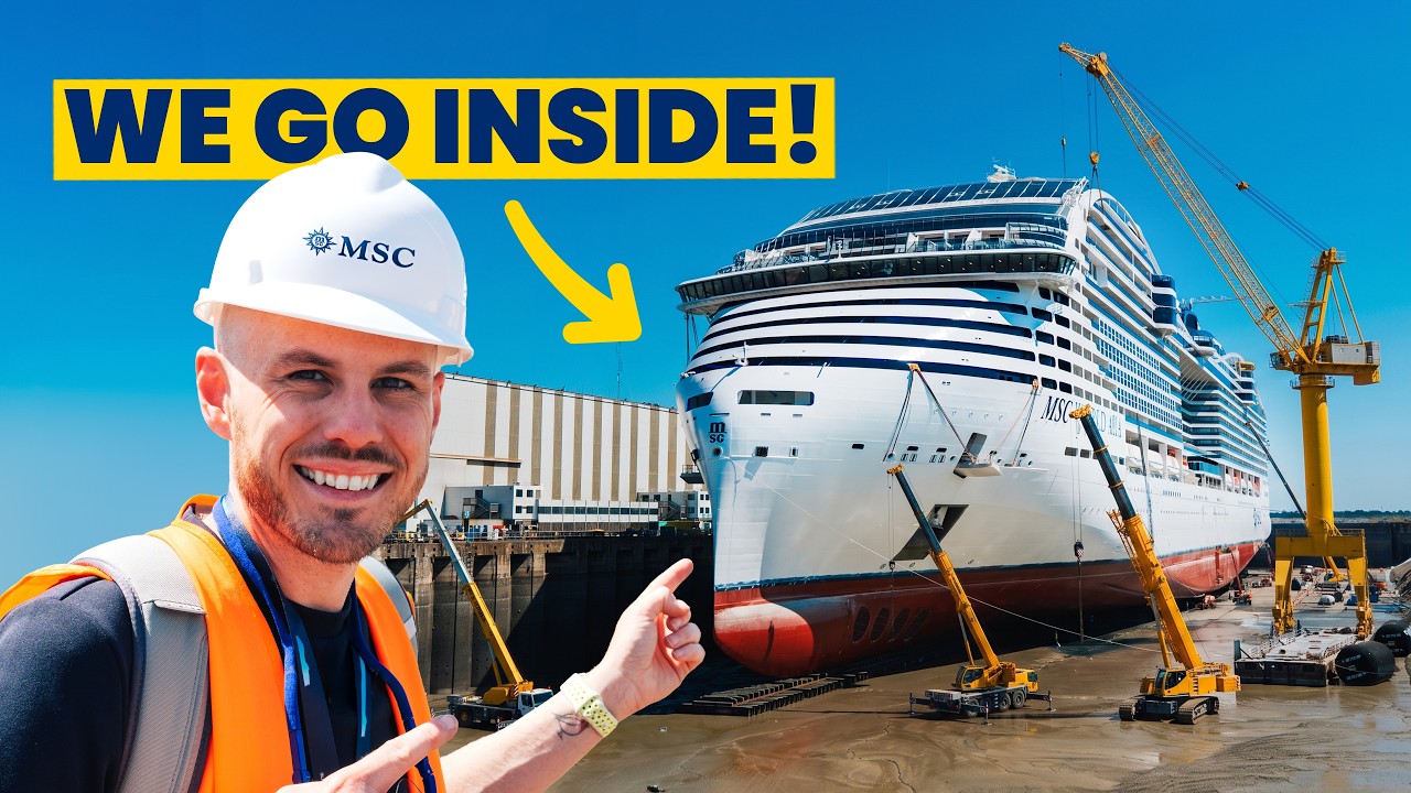 We Boarded The World's Newest Cruise Ship (Before It's Ready)