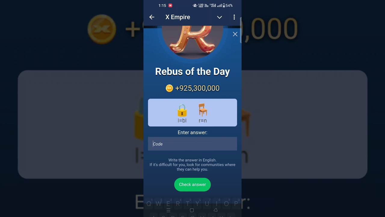 X empire Rebus of the day 25 & 26 Septomber code Rebus of the day code  #xempirerebusoftheday