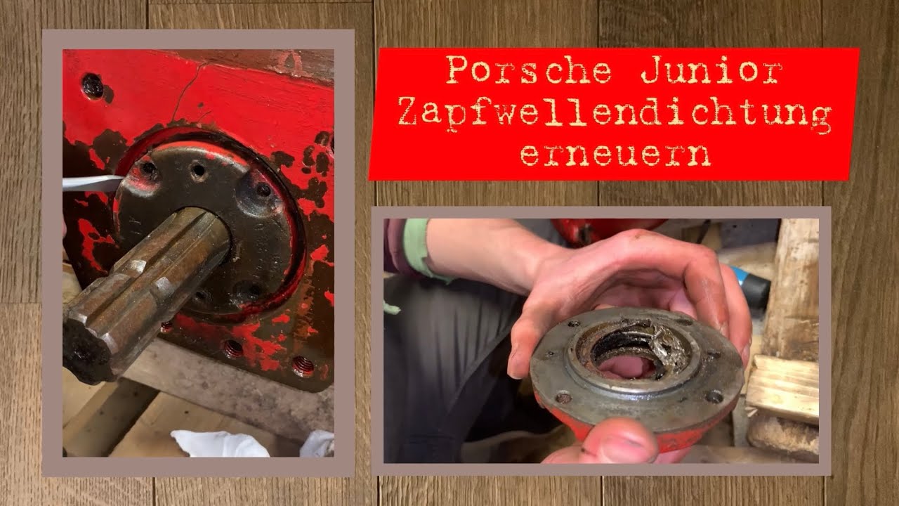 Dichtungsring wechseln Porsche Junior
