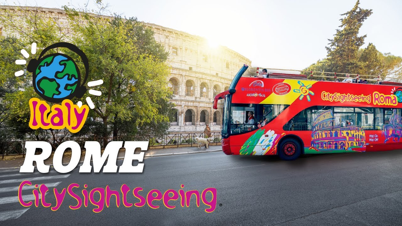 ROME 🇮🇹 Hop On, Hop Off Bus Tour | 4K UHD