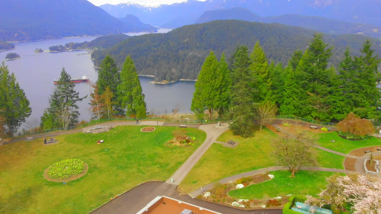 Burnaby Mountain view in Canada