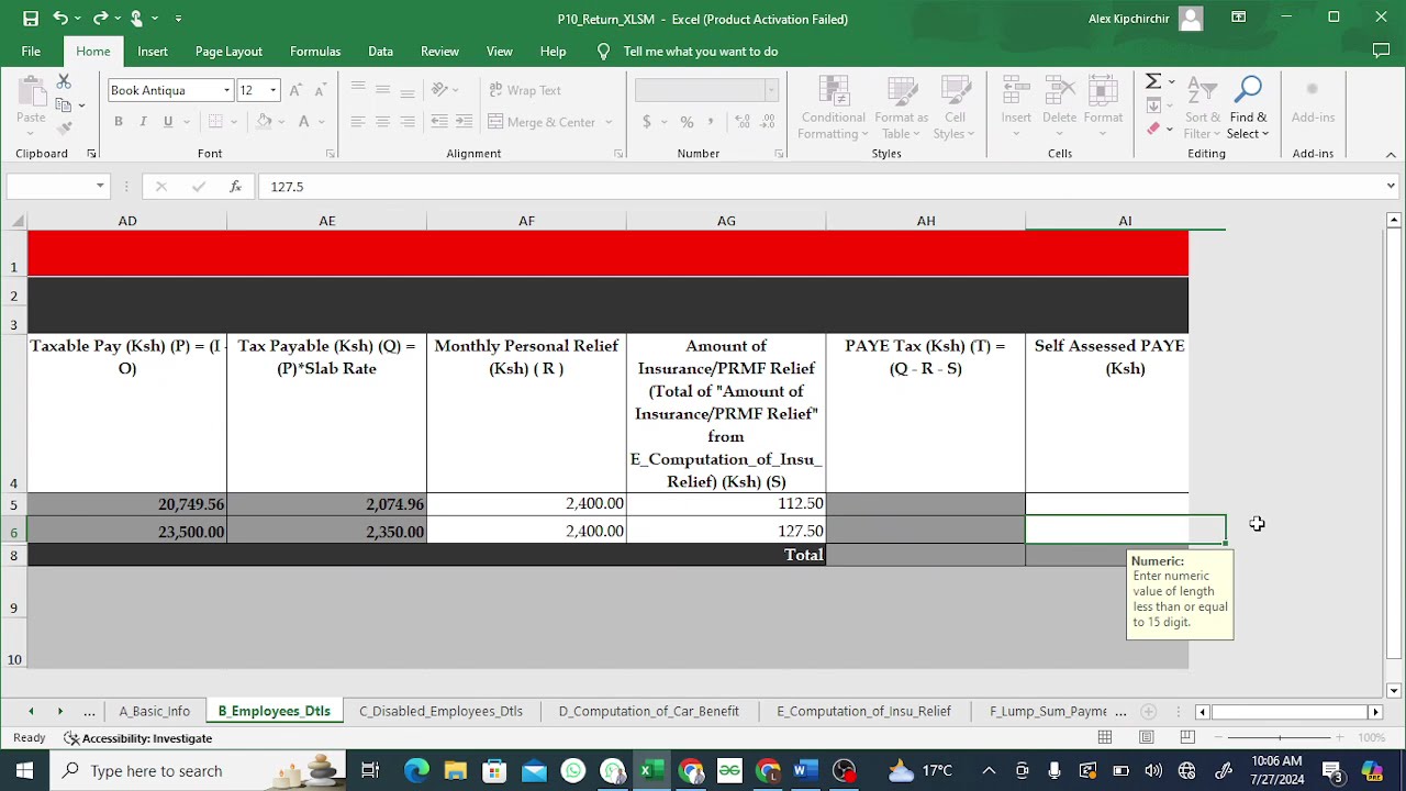 HOW TO FILE PAYE FOR YOUR BUSINESS/KRA