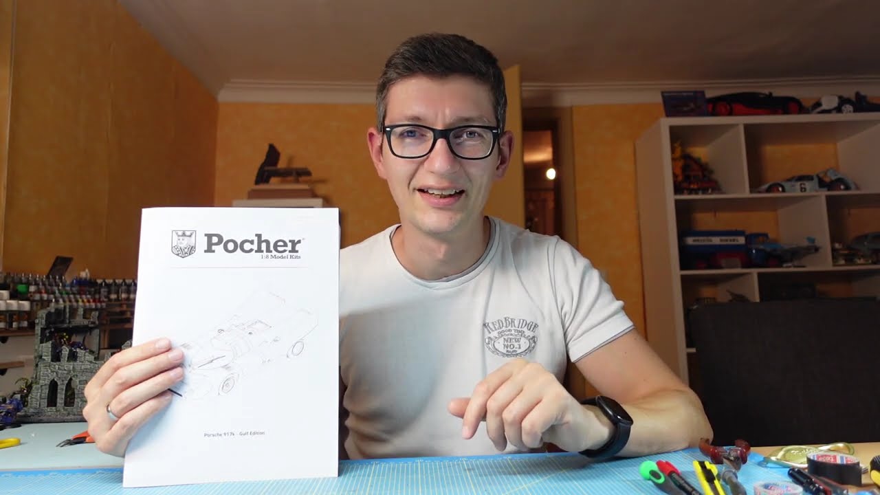 Pocher Porsche 917k Part 1 Start des Motorblocks