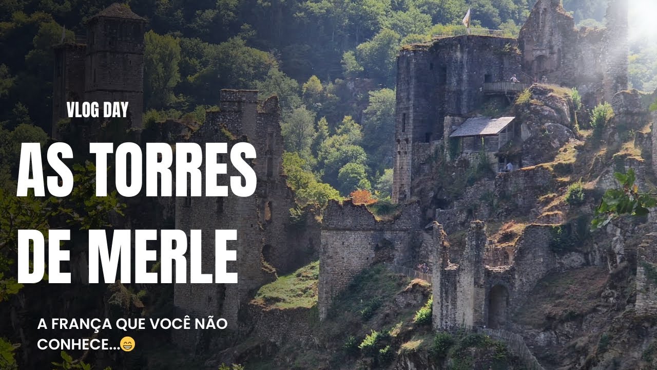 VLOG FÉRIAS-Ep 03/ Descobrindo as torres de Merle🏰| A França medieval que encanta!🎠🇫🇷