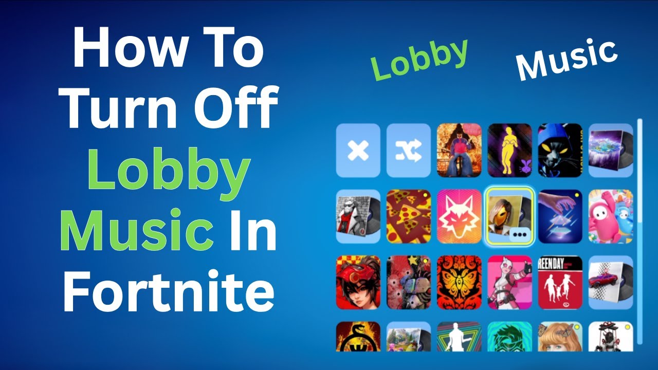 Как отключить музыку в лобби Fortnite