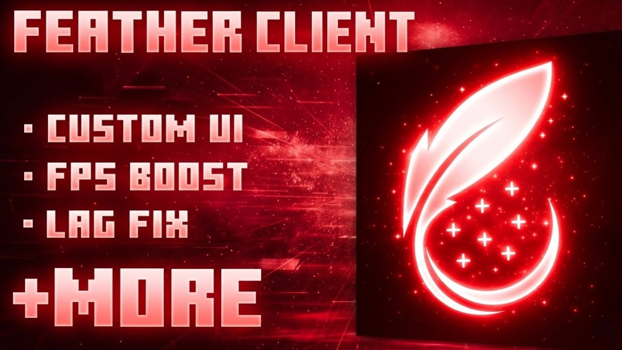 🔥Feather Client For Minecraft PE 1.26+ | MASSIVE FPS BOOST || Best No Lag Client (Latest Version) 🤯