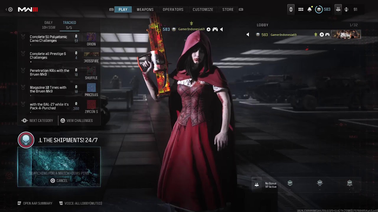 CallOfDutyMW3#ALL The_Shipments_Domi#Gamerindonesia69#PlayOnPs5Rentalan#Bravo86🎮🎮🔥🔥🔥