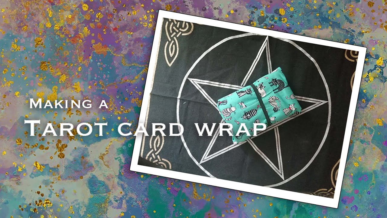 Tarot card wrap and layout mat