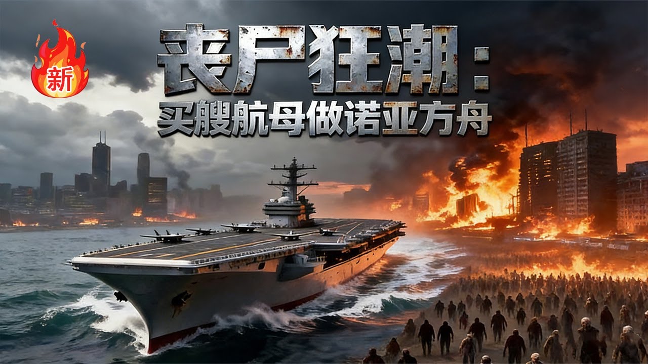 【热门🔥剧】《丧尸狂潮：买艘航母做诺亚方舟》重生丧尸爆发前七天，我花五十亿买下退役航母，当末日提前降临，全球炼狱唯我独享方舟。#漫剧#完结#玄幻#逆袭#嘎嘎乐#科幻
