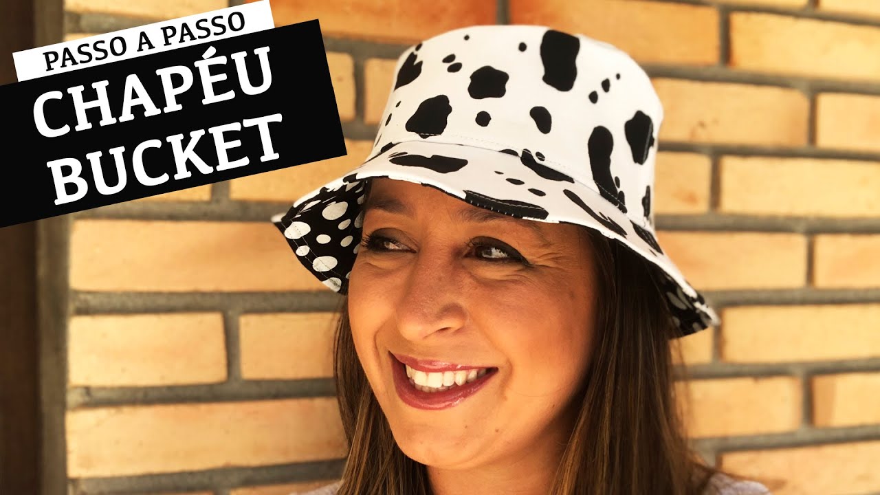 Como fazer Chapéu Bucket com molde grátis