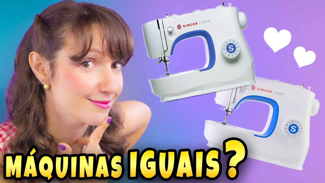 Guia FÁCIL p/ Escolha certa: Máquinas de Costura Singer m3405 e m3205! Qual o Custo x Benefício?