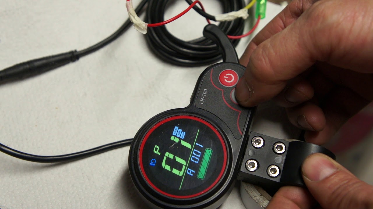 teste mode prog lh100 contro e-bike