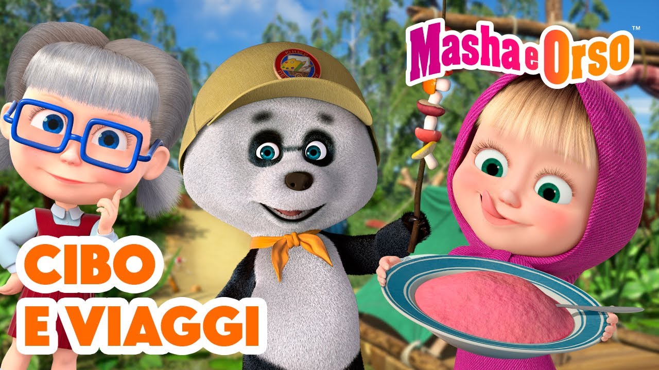💥 Masha e Orso 🍓🏕️ Cibo e viaggi 🍝✈️ Nuovo episodio il 16 maggio! 💥 Food & Travel