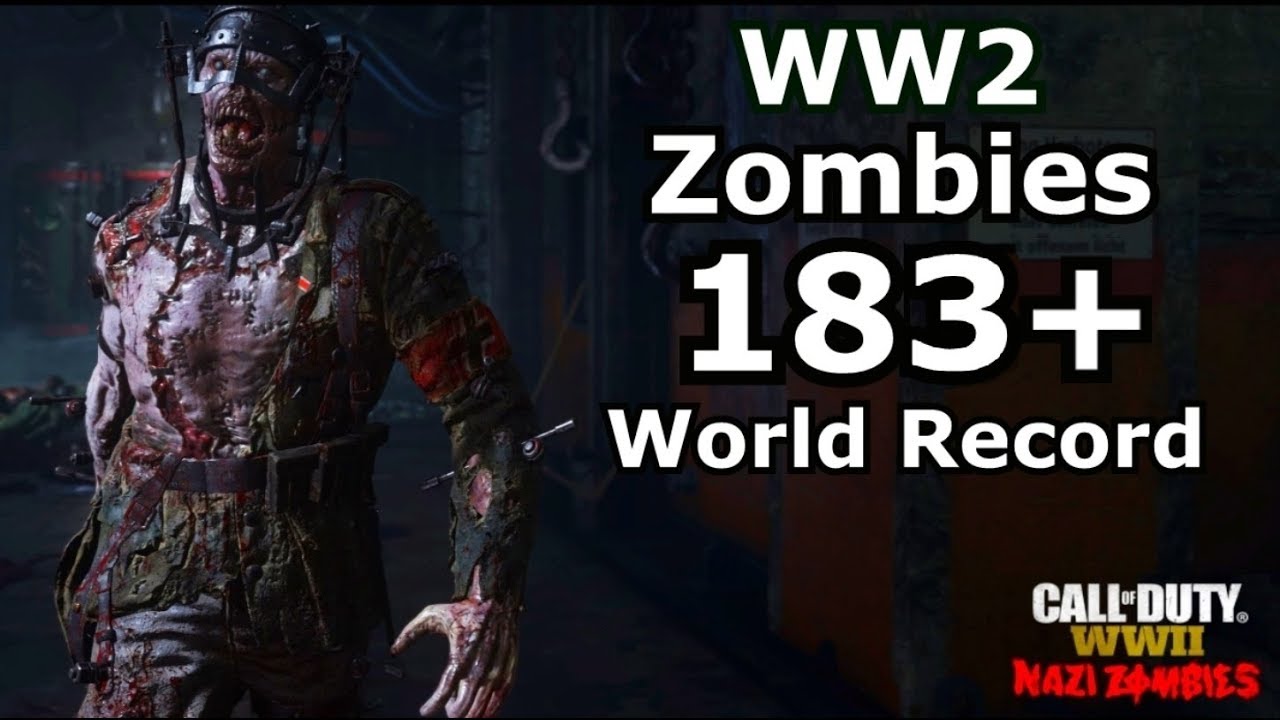 WW2 Zombies Round 187 World Record The Final Reich PS4