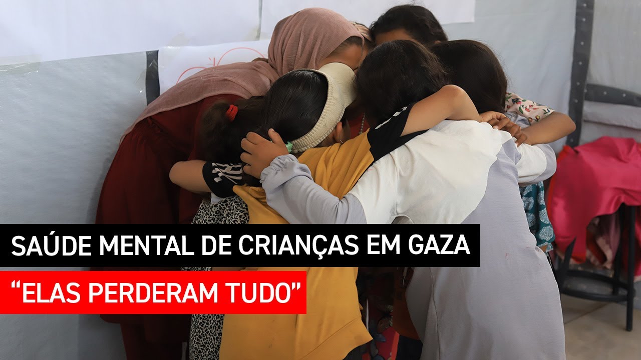 Gaza: saúde mental de crianças em meio à guerra