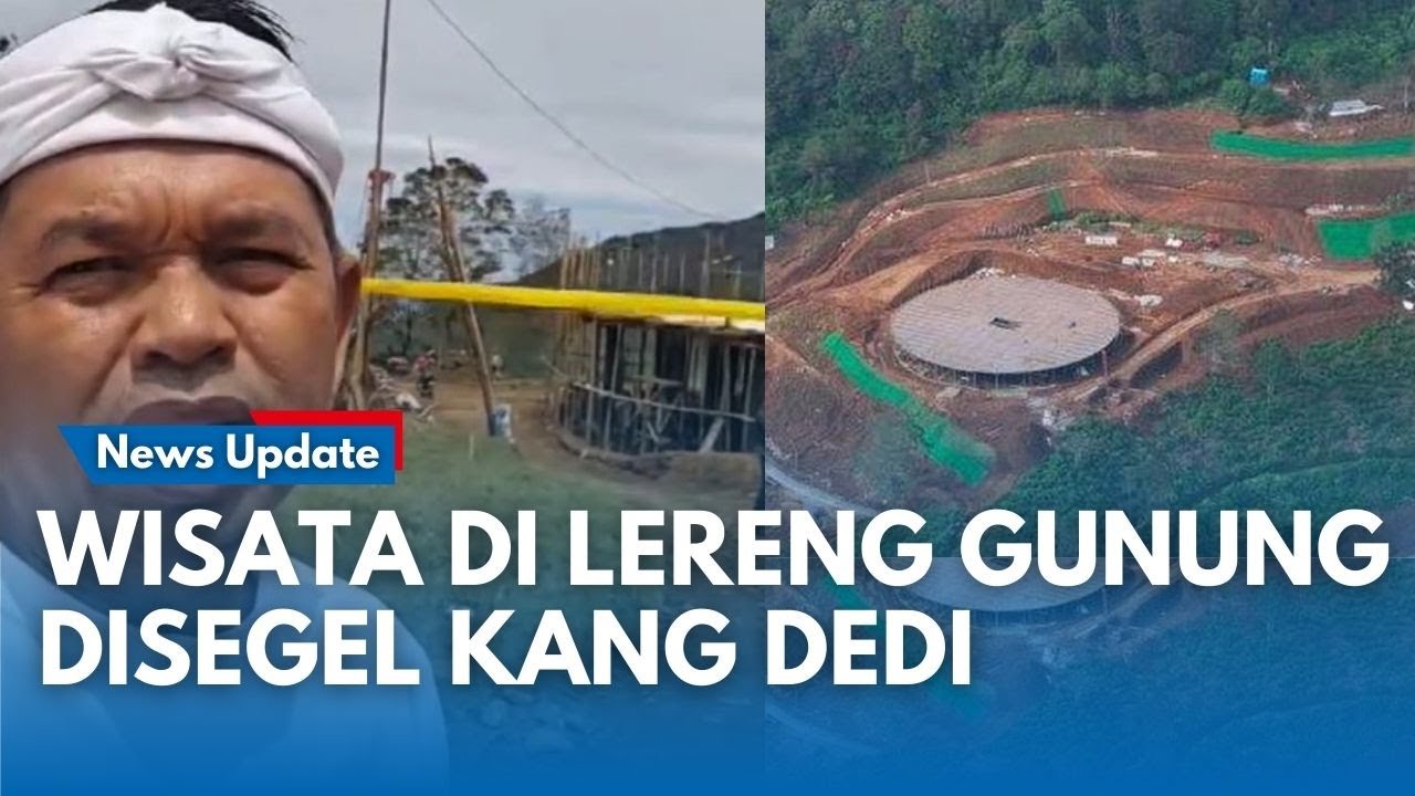 KANG DEDI LANGSUNG Sikat Wisata Lereng Tangkuban Parahu yang Viral: Meski Berizin, Ancam Lingkungan