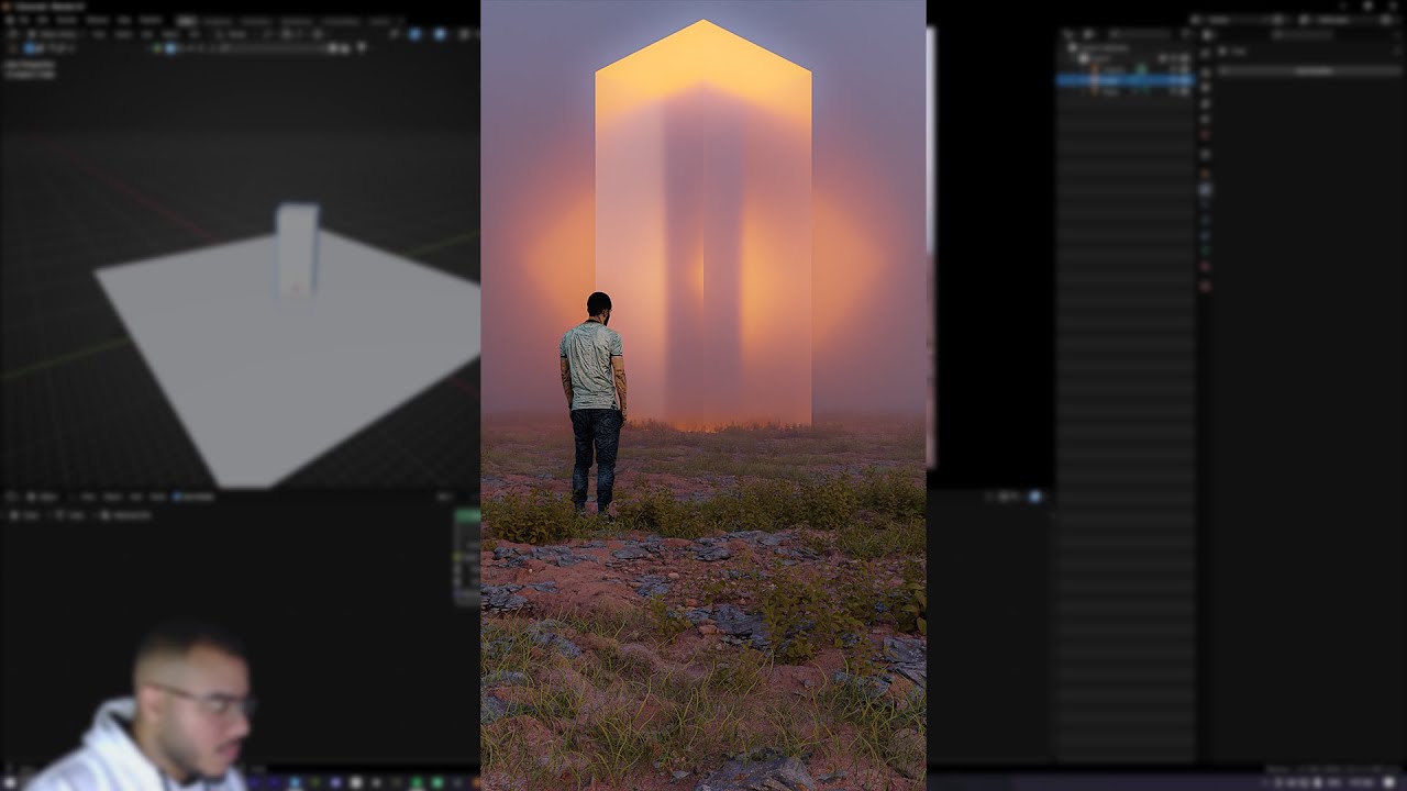 Make 3D environment in Blender l ازاي تعمل بيئة واقعية في بلندر
