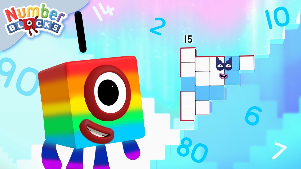 Magie Colorée et Mathématiques 🌈| Apprendre à Compter | ​Numberblocks en français
