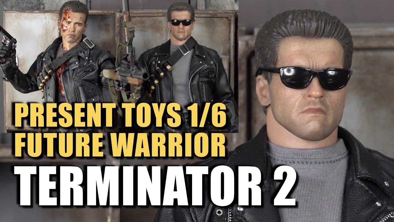Review TERMINATOR - Present Toys  Future Warrior T-800 1/6  ターミネーター 終結者