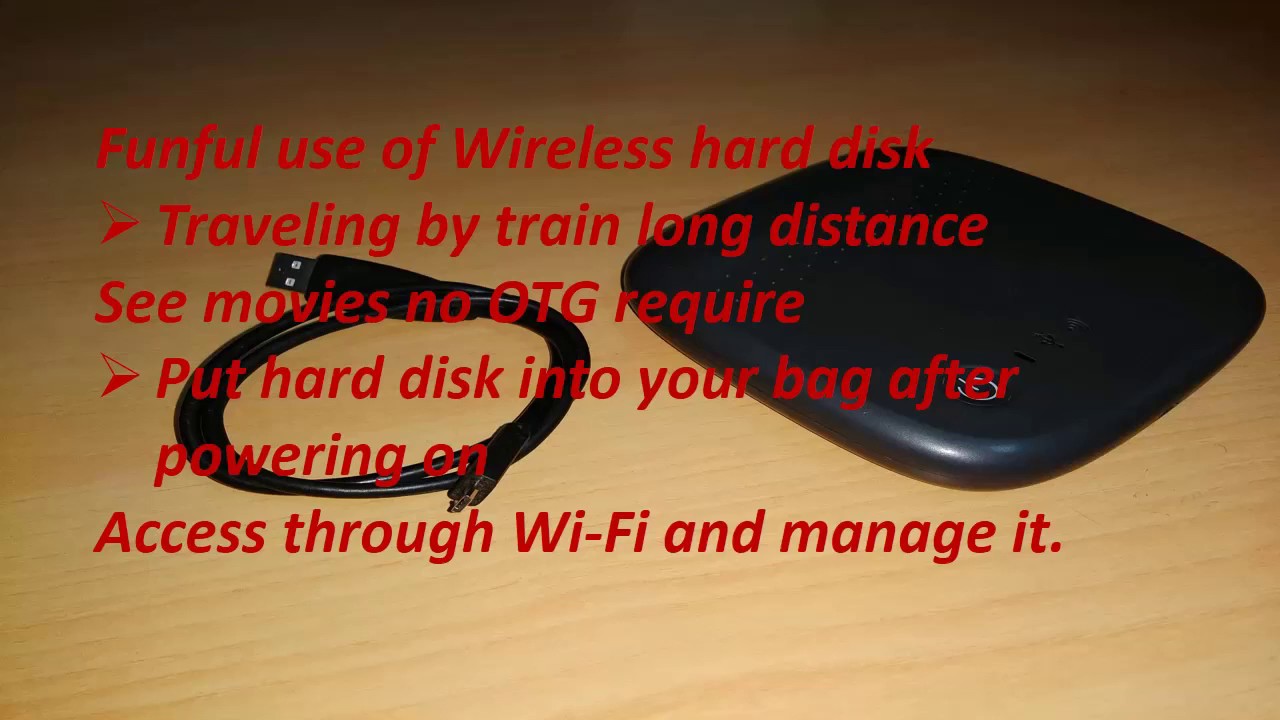 How to use wireless hard disk | Seagate Wireless HDD | Mobile Portable Hard Drive|Access Wirelessly