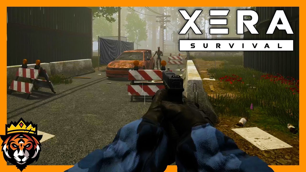 Bandits & Evil Robots Everywhere! (XERA: Survival PVP Gameplay) #1