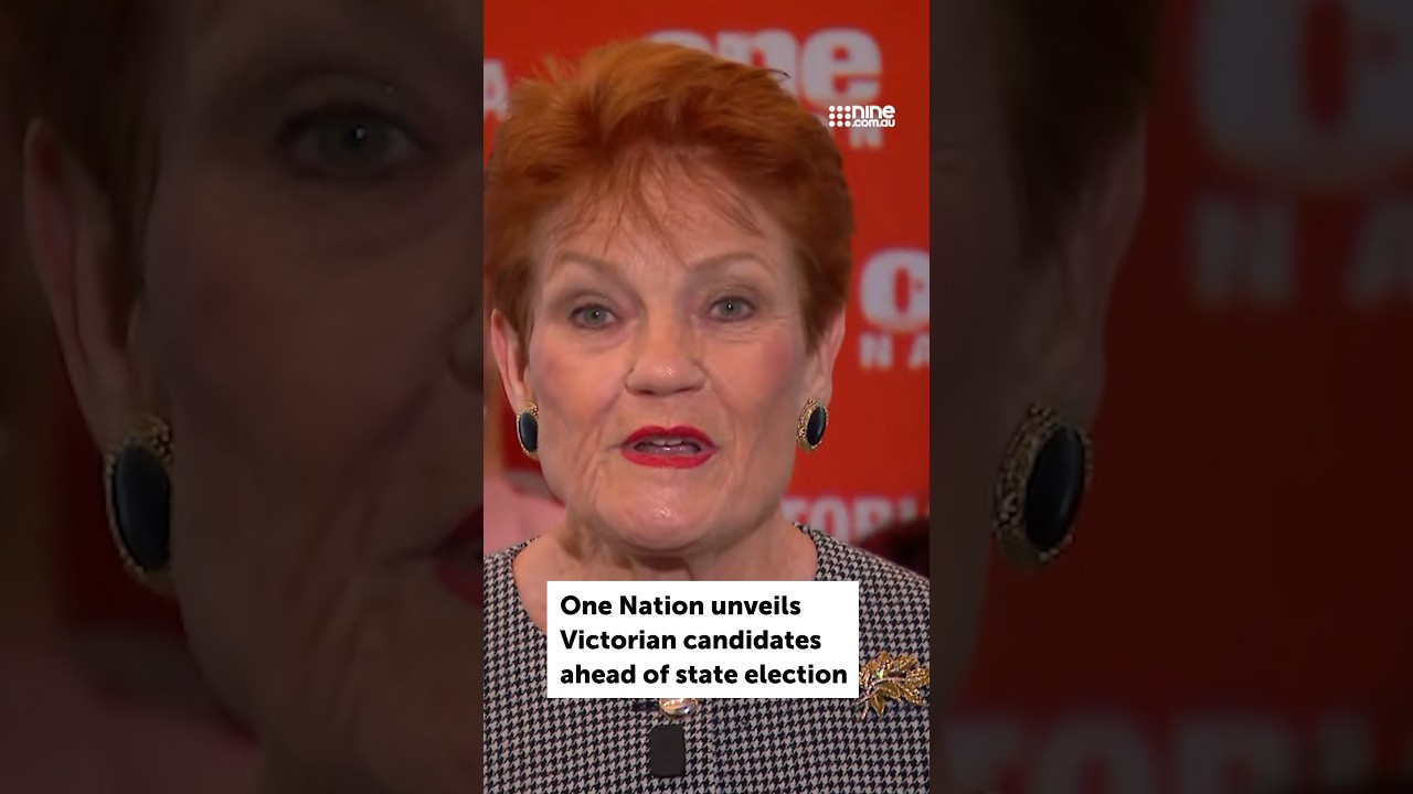 Pauline Hanson's One Nation has unveiled the candidates for the Victorian election.