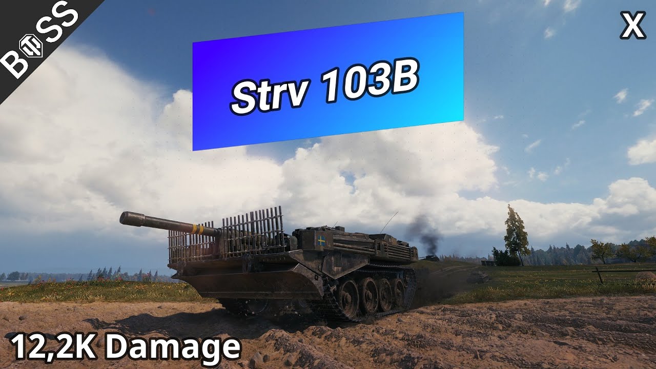 Strv 103B (12,2K Damage) | World of Tanks