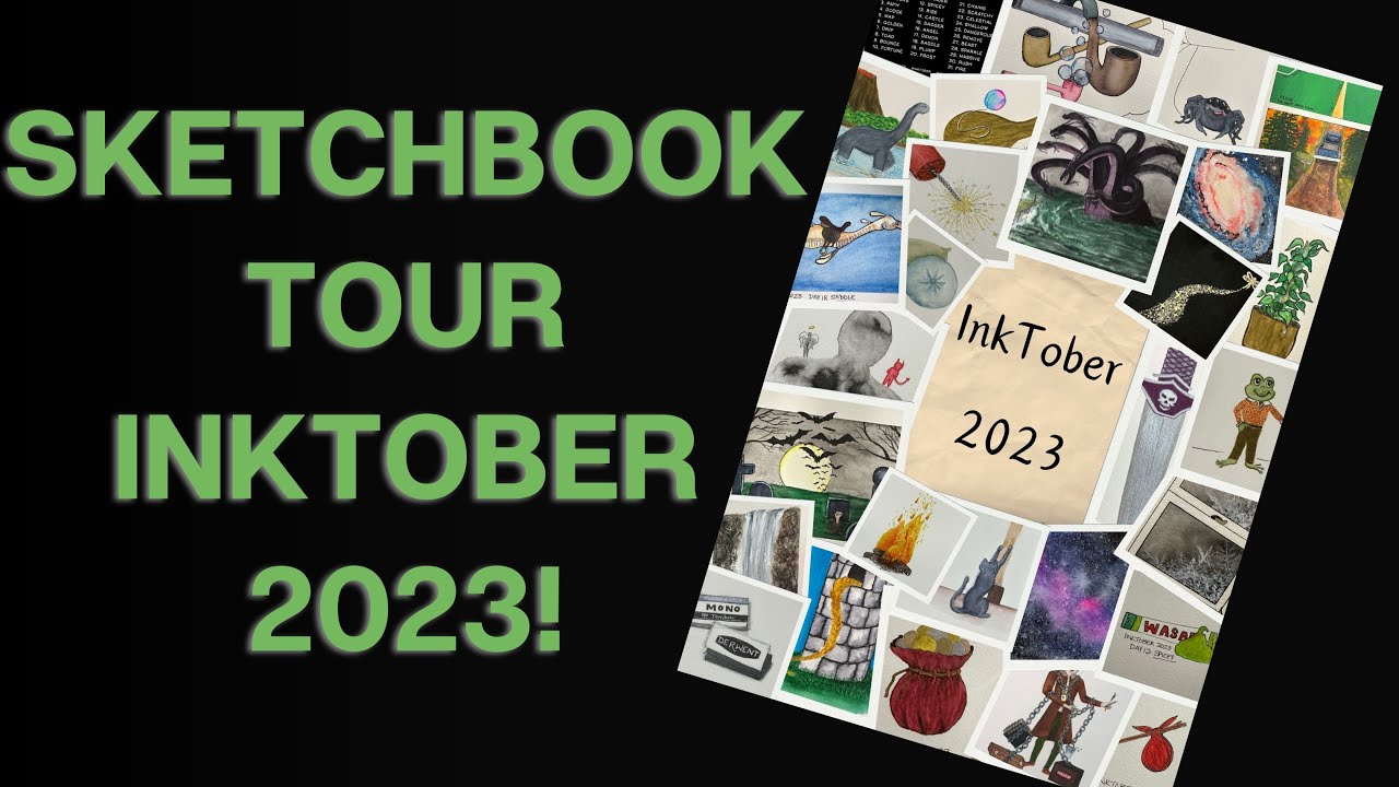 InkTober 2023 Sketchbook Tour