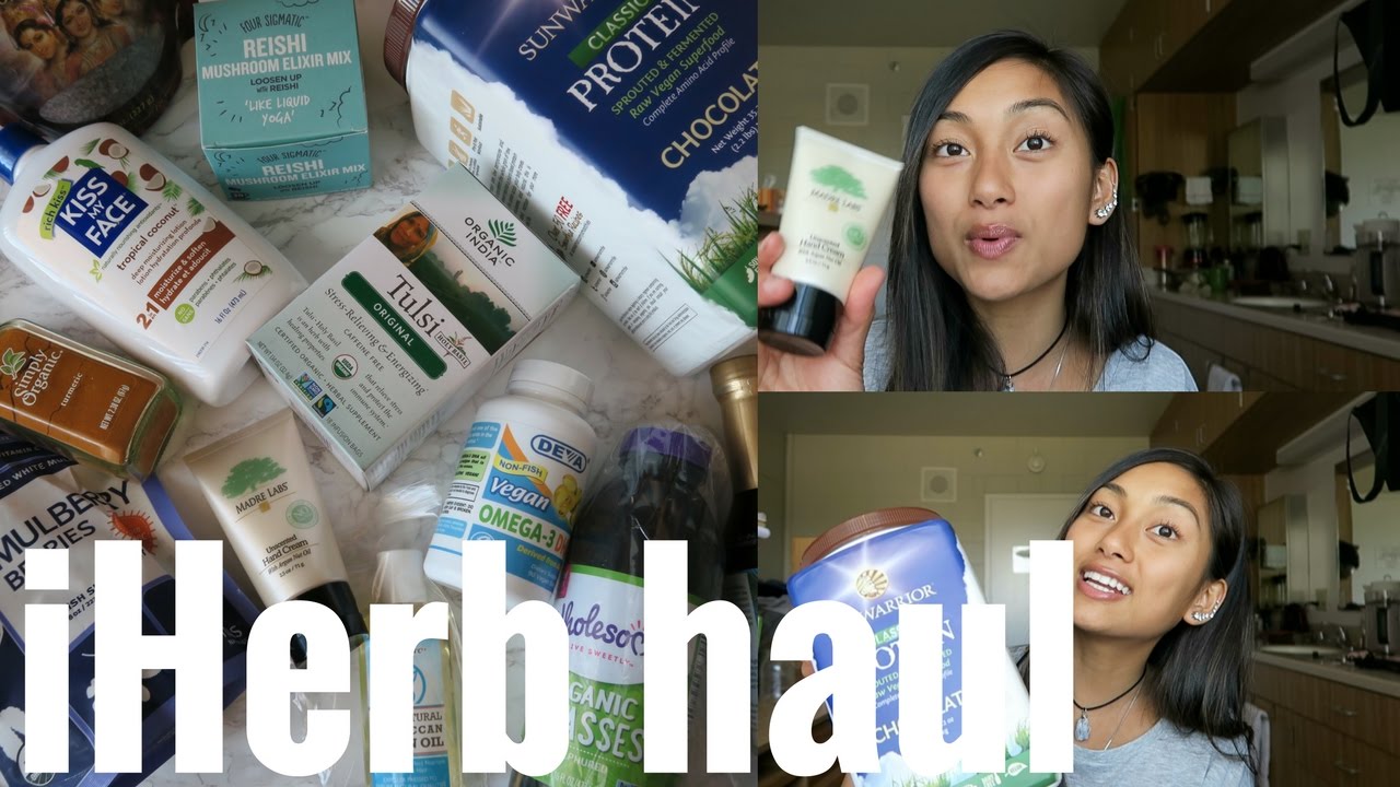 VEGAN ESSENTIALS // IHERB HAUL