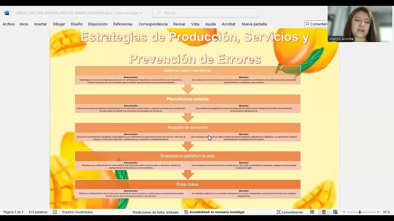 Administración de Operaciones y Servicios tarea3
