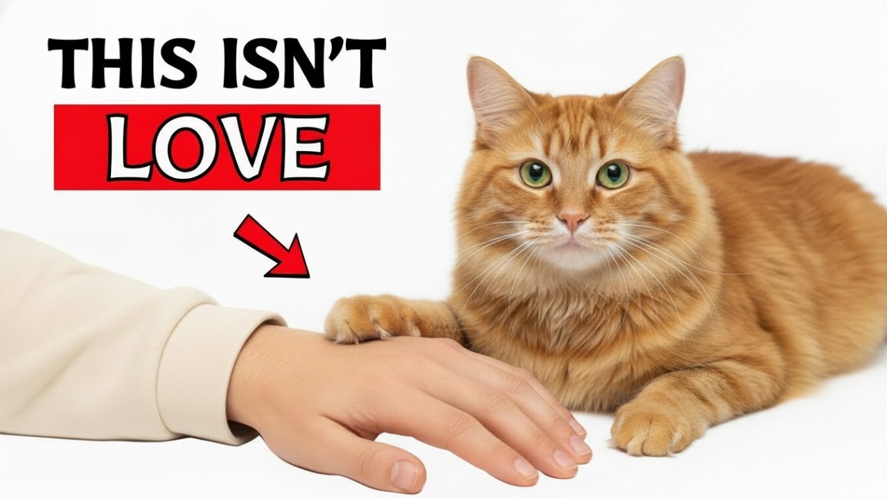 If Your Cat Puts Their Paw on You and Leaves It There, Here's What It Really Means