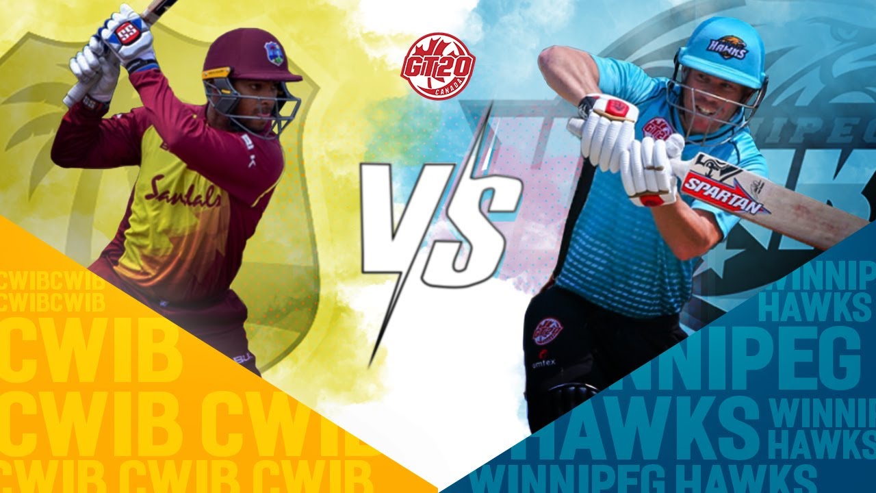 Winnipeg Hawks vs West Indies B | GT20 Canada Season 1 Match 10 Highlights