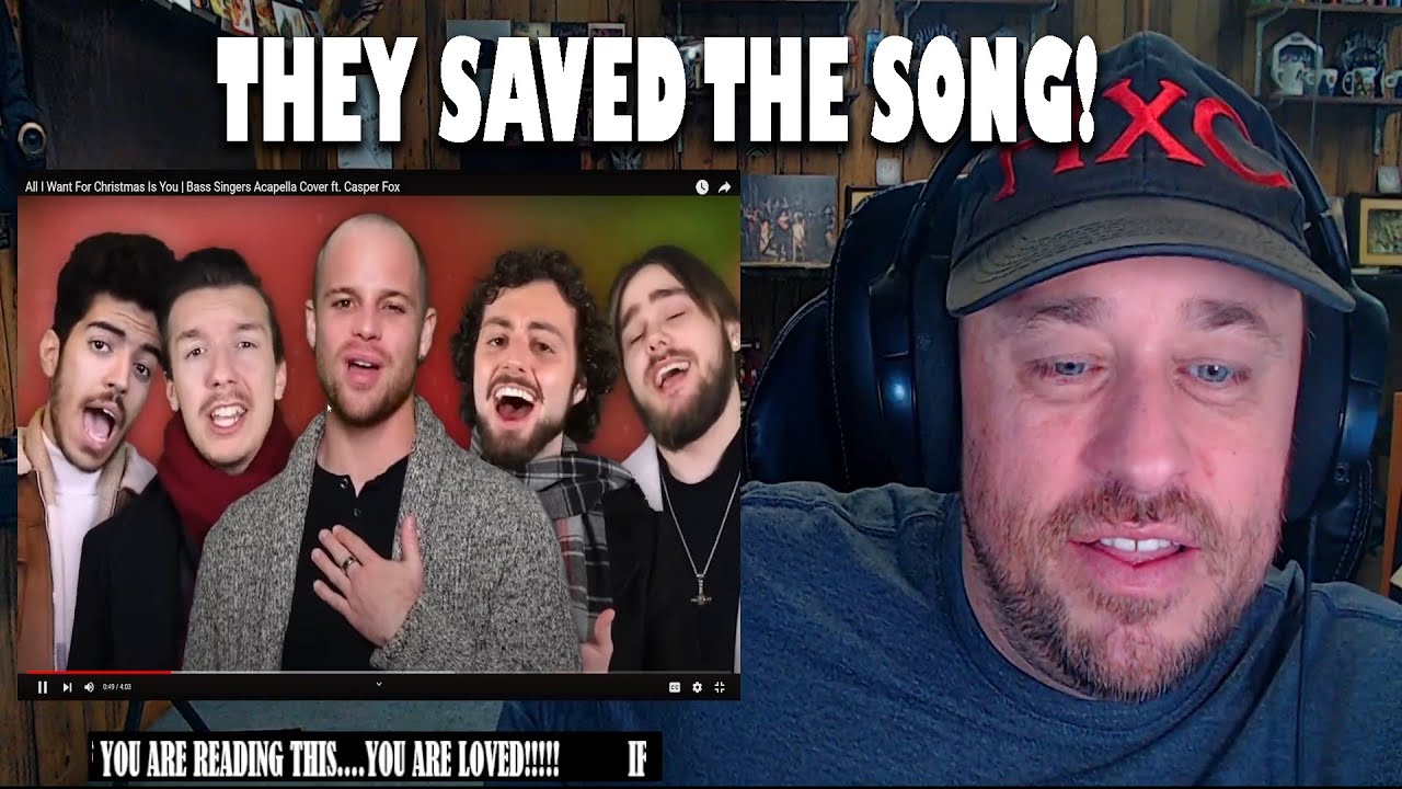 All I Want For Christmas Is You | Bass Singers Acapella Cover ft. Casper Fox REACTION!