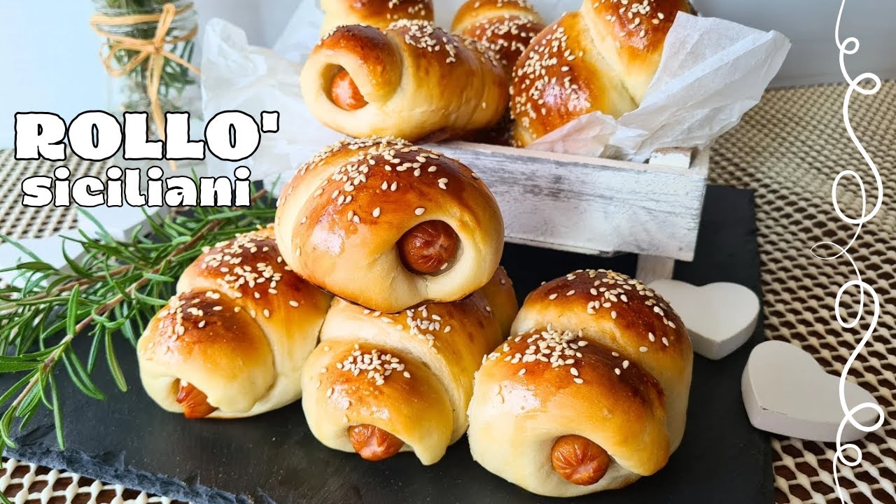 ROSTICCERIA SICILIANA | Rollò con wurstel | Rosticceria palermitana | Cartocciate