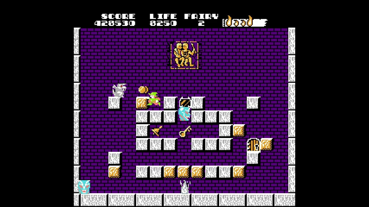 Solomon’s Key NES Gameplay | Pure 80s Difficulty / ソロモンの鍵（NES）プレイ動画｜純粋な80年代の高難易度