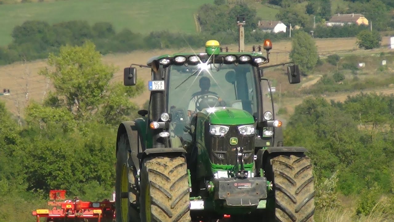 John Deere 6190R & Vaderstadt 2015