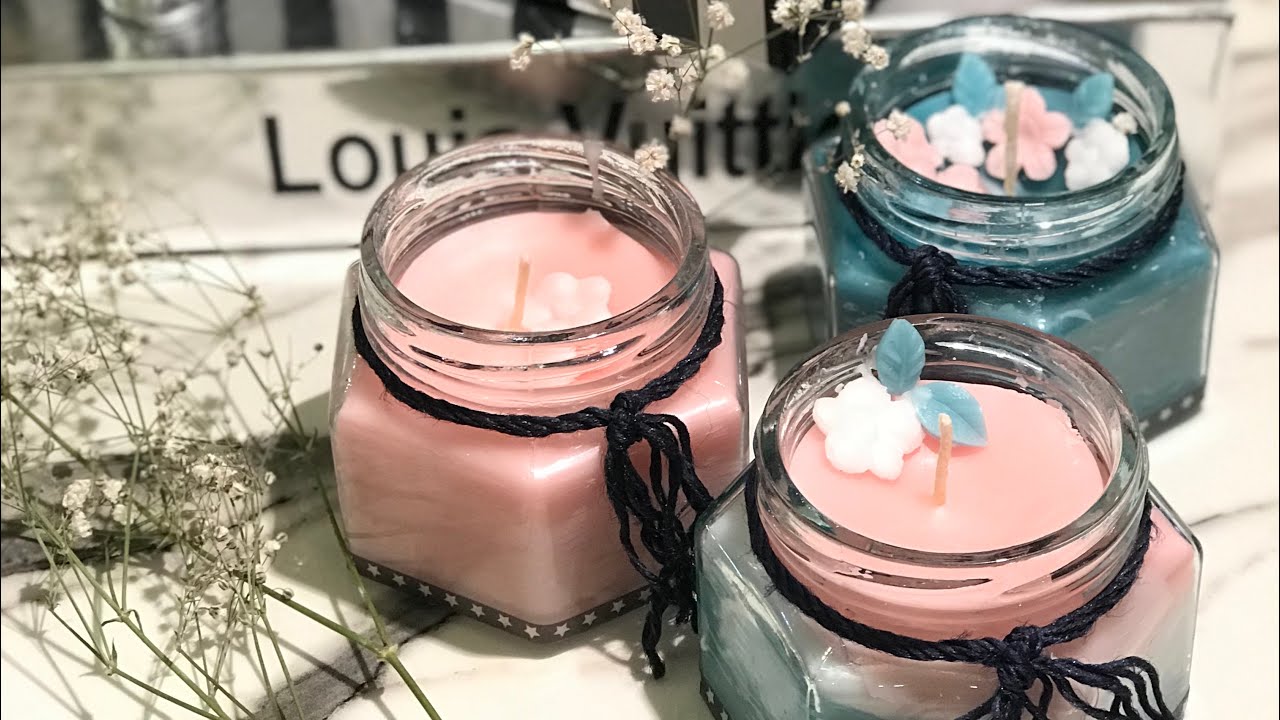 شمع سازی 😍🕯 how to make candle