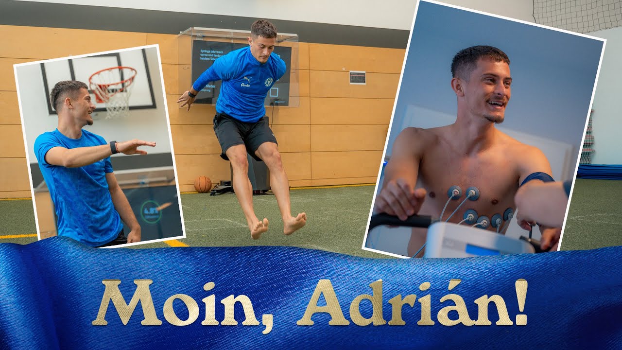 Moin, Adrián Kaprálik! Der erste Tag bei Holstein Kiel 🎥