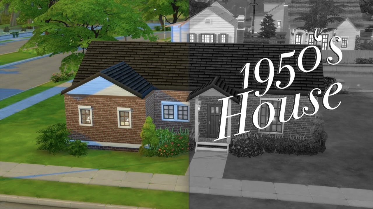 Can I build a 1950's house in The Sims 4