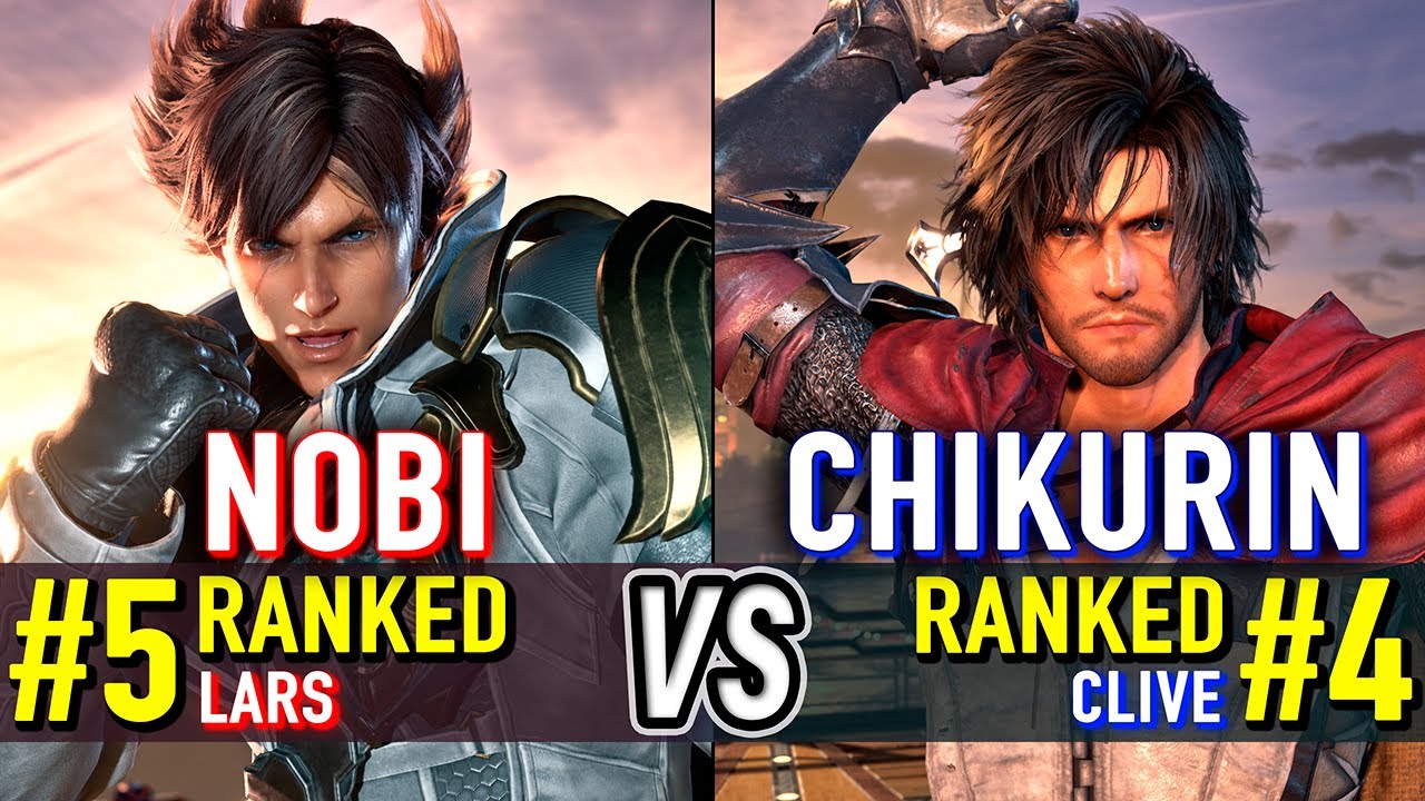 T8 🔥 NOBI (#5 Ranked Lars) vs CHIKURIN (#4 Ranked Clive) 🔥 Tekken 8 High Level Gameplay